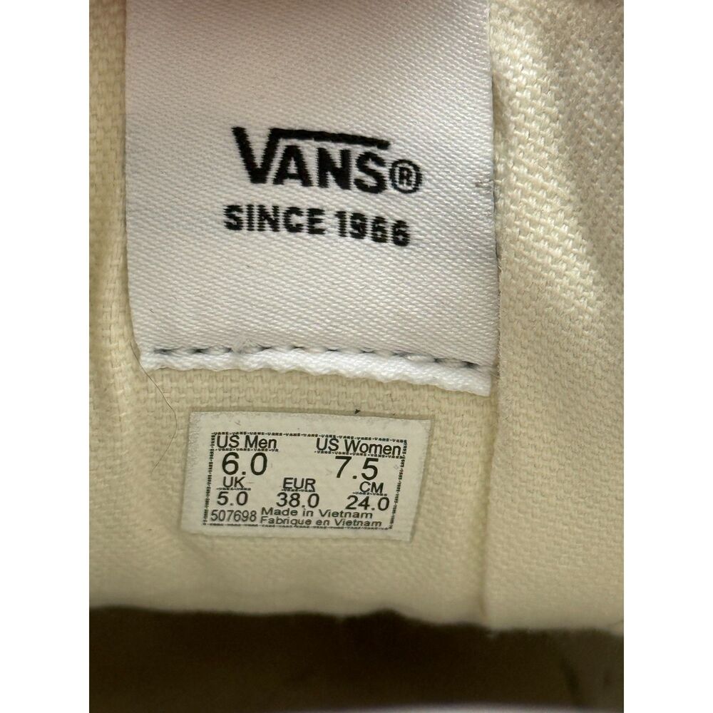 Vans Epoch Sport LX Suede Black Sneakers Unisex Women's 7.5 Men's 6 - Picture 8 of 8